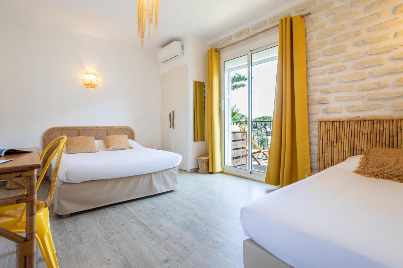 Hotel Almanarre Plage - Hotel Eco-Responsable Face A La Mer Hyères Zewnętrze zdjęcie