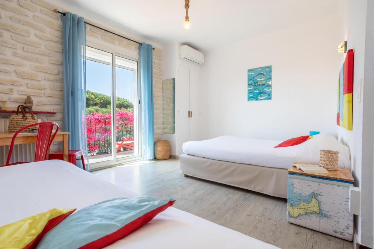 Hotel Almanarre Plage - Hotel Eco-Responsable Face A La Mer Hyères Zewnętrze zdjęcie