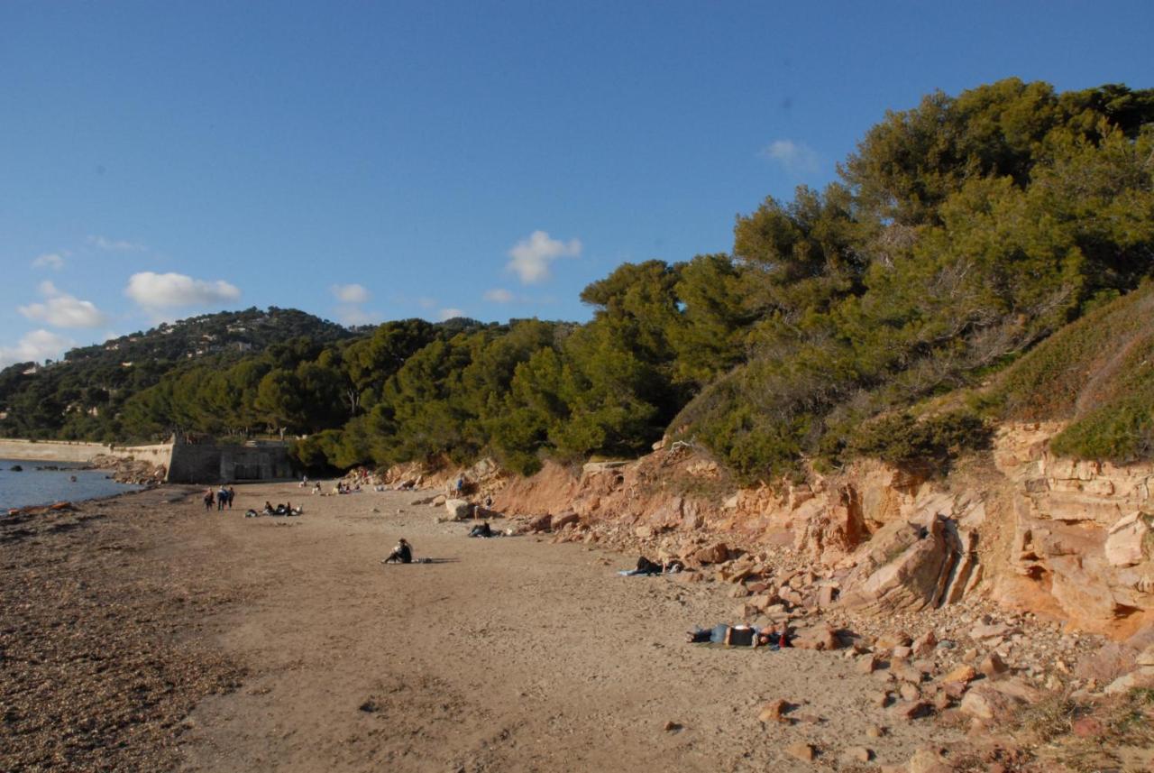 Hotel Almanarre Plage - Hotel Eco-Responsable Face A La Mer Hyères Zewnętrze zdjęcie
